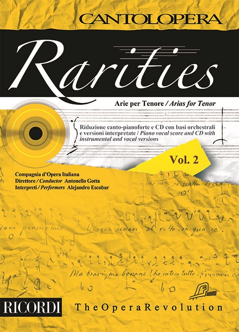 Cantolopera: Rarities - arie per tenore vol. 2 (+CD)