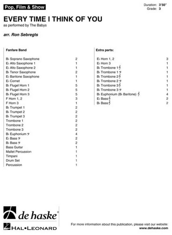 Every Time I Think Of You