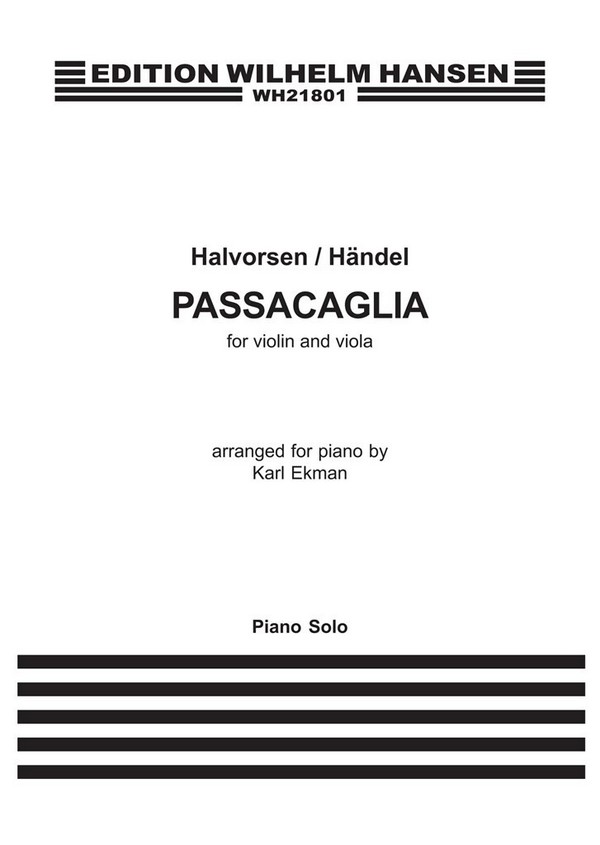 Passacaglia for violin and viola