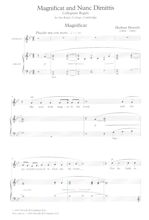 Magnificat and Nunc Dimittis