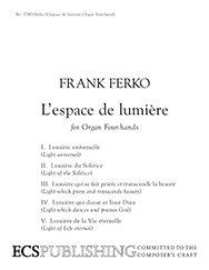 Frank Ferko, L'espace de lumiere