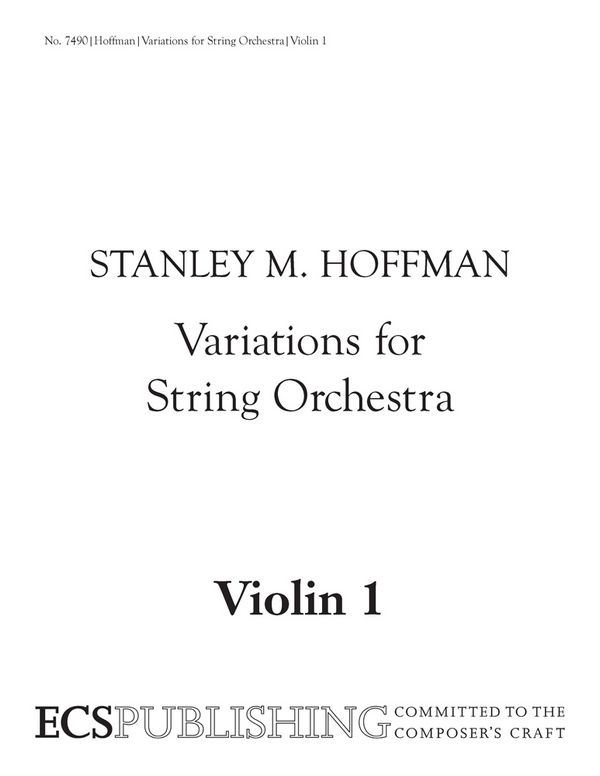 Stanley M. Hoffman, Variations for String Orchestra