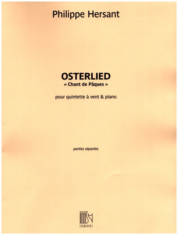 Osterlied "Chant de Pâques"