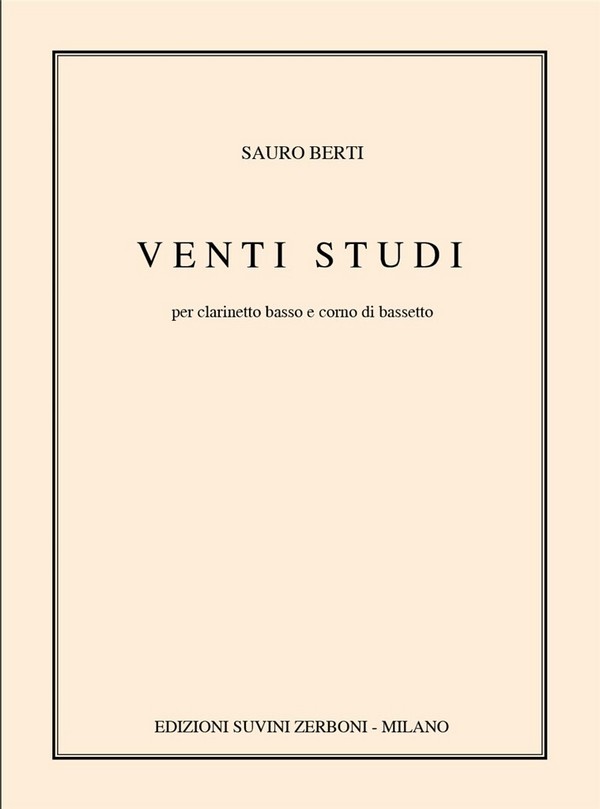 20 Studi per Clarinetto